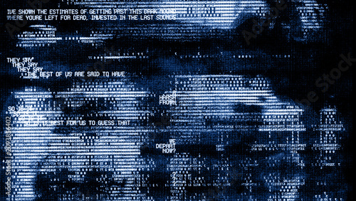 Cuadro en lienzo Pixelated High Contrast Pattern