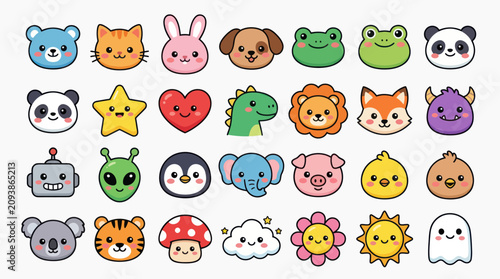 Photography Cute cartoon characters collection
