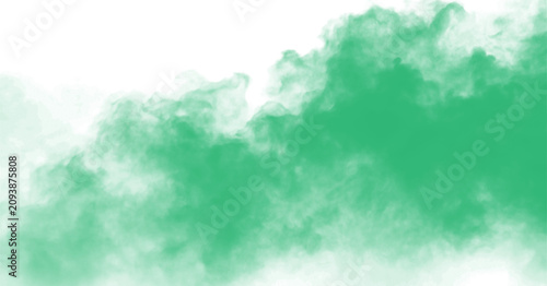 Tableau sur toile Dust sand soil smoke cloud particles isolated on transparent white background