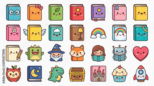 Cute kawaii characters collection