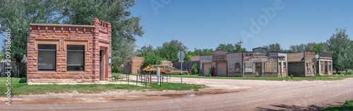Photography Abandoned buildings in the village of Buffalo Gap, South Dakota, USA