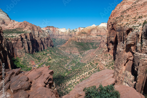 Zion Canyon from above