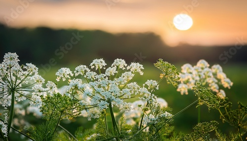 Flower Of Cow Parsley Wild Chervil Wild Beaked Parsley Keck