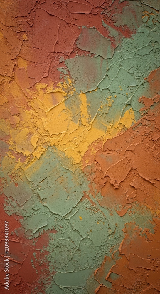 Fototapeta premium Abstract Textured Painted Wall with Earthy Tones.