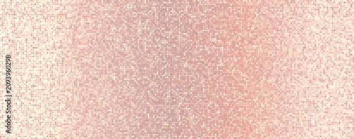 Photos Rose gold glitter mosaic gradient background vector