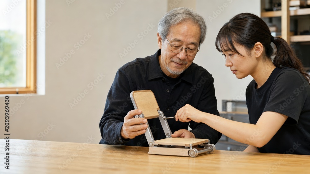 Obraz premium Longevity Economy Makers Test Accessibility Prototype Hinge