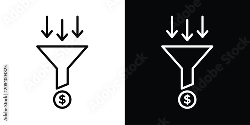 Sales funnel icon