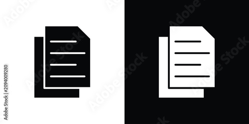 Cuadro en lienzo Duplicate icon
