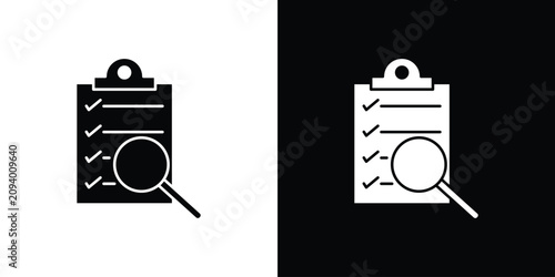 Принти на полотні Inspection icon