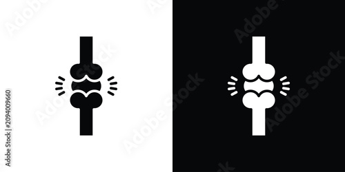 Bild auf Leinwand Joint icon