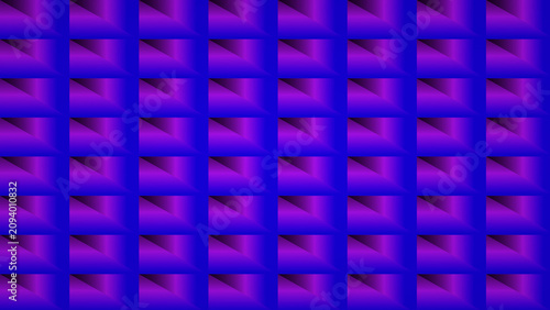 Blue geometric 3d pattern vivid surface.