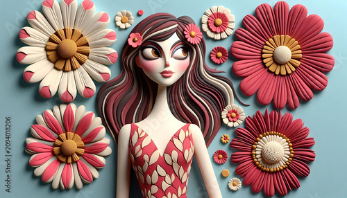 Flores de Papel y Sueños en Color