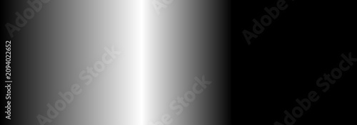 Foto Minimalist white vertical line on black, Simple geometric divided background, Ab