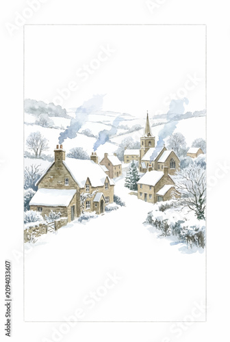 Peaceful Countryside Village