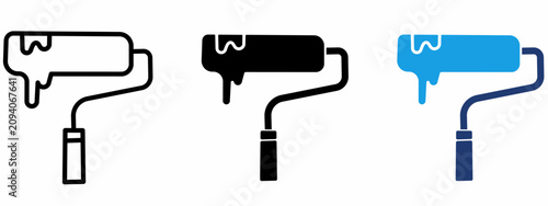 Paint Roller home renovation icon collections. Containing Painting, Wall Decor, Renovation, Maintenance and more icons.