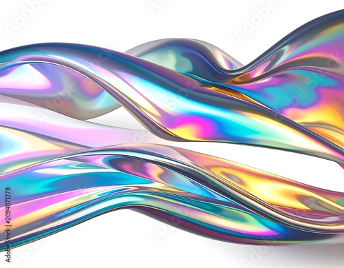 Iridescent holographic foil background texture.