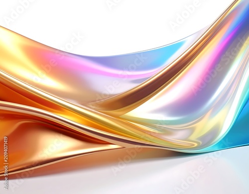 Iridescent Holographic Foil Background Texture.