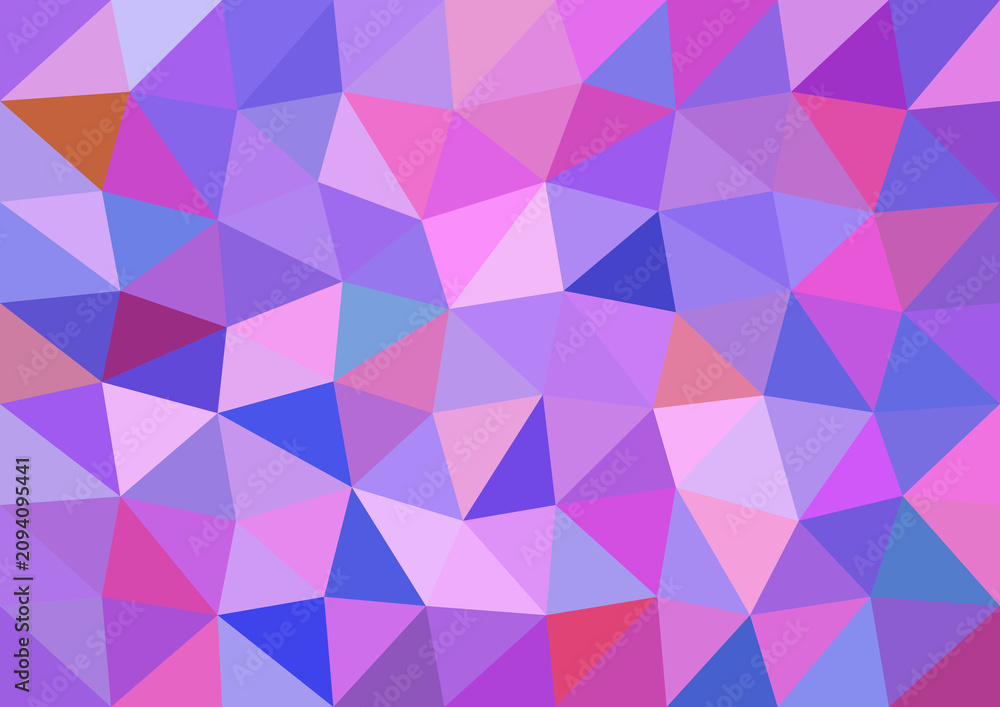 Fototapeta premium Abstract low poly geometric background
