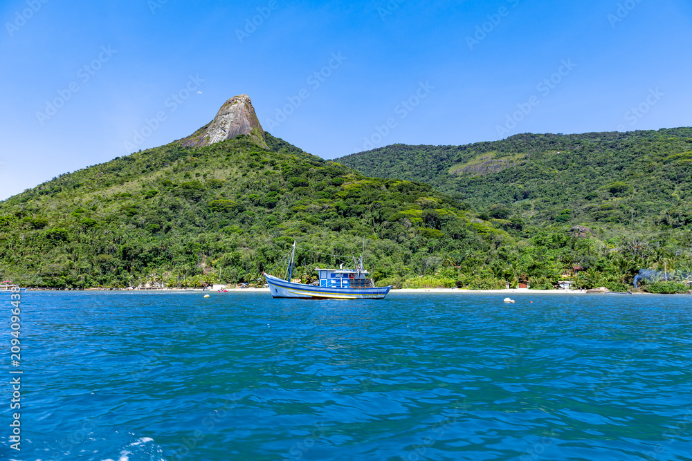 Obraz premium Saco do Mamangua, a tropical fiord in Paraty, Rio de Janeiro