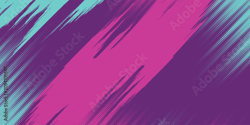 Abstract purple background with brush purple and tosca.