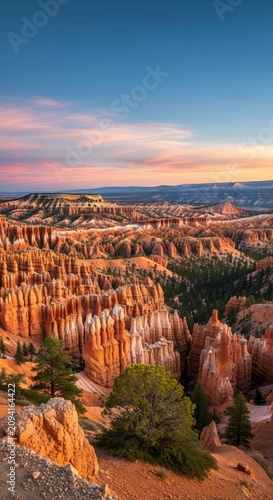 Bryce Canyon National Park Sunrise Over Hoodoos.