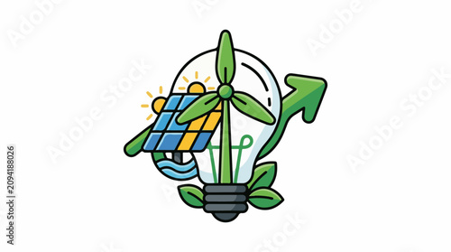 Eco-friendly energy sources powering a bright future