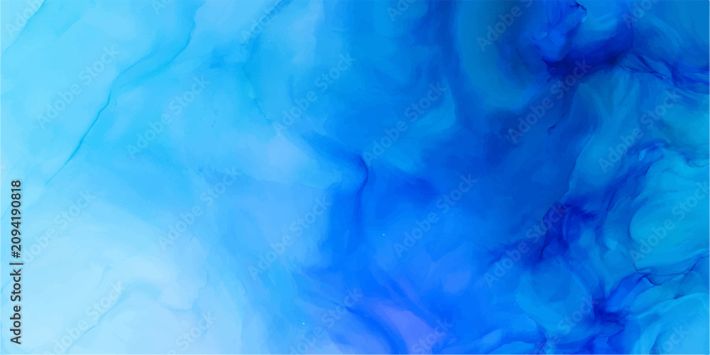 Obraz premium Abstract Blue Smoke Background with Flowing Waves of Light, Fire-Like Texture and Artistic Color Patterns for Modern Design Backdrop