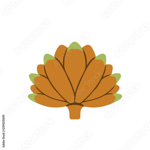 Stylized Artichoke Vector Illustration