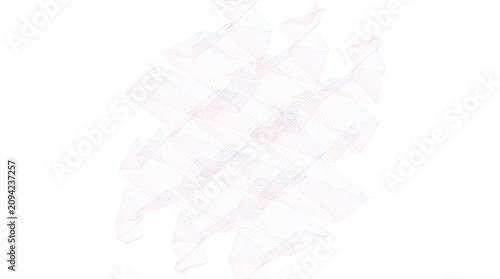 Modern Gradient Wavy Line Transparent PNG