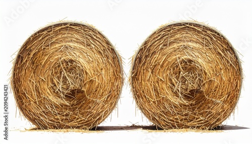 Golden cylindrical hay bales embody agriculture, texture, and rural farming tradition.