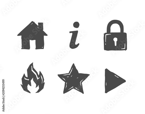 6 Rough icons