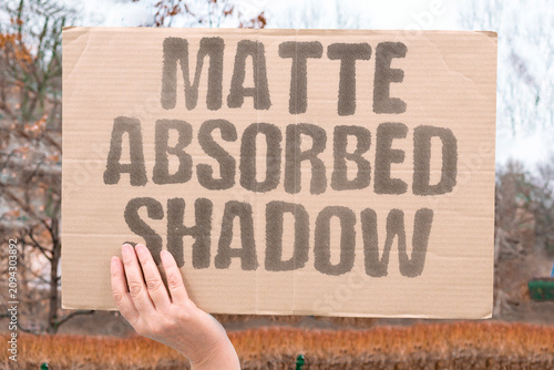 Cuadro en lienzo "Matte Absorbed Shadow" Dull finish soaked up darkness