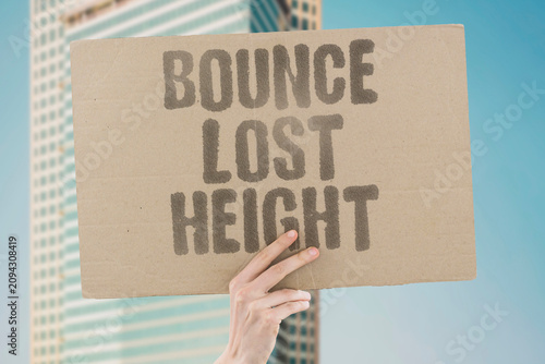 Obraz na płótnie "Bounce Lost Height" Each rebound smaller than before