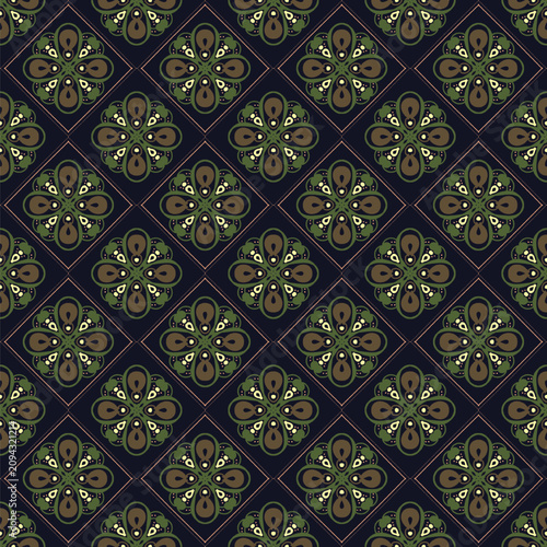 Seamless pattern vintages design 