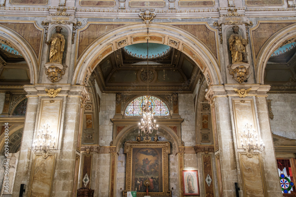 Naklejka premium Santiago Metropolitan Cathedral, Chile