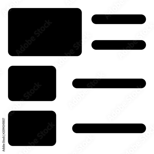 wireframe bold icon set