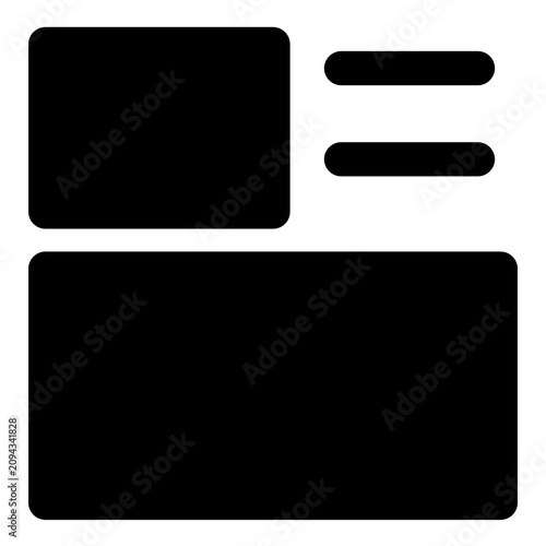 wireframe bold icon set