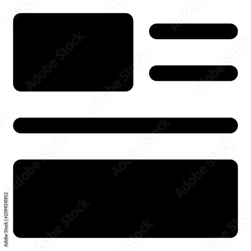 wireframe bold icon set