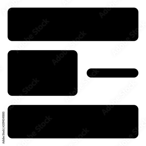 wireframe bold icon set