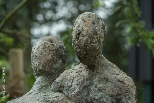 Friedhof, Grabstein, Statue	