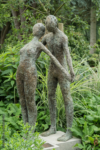 Friedhof, Grabstein, Statue	