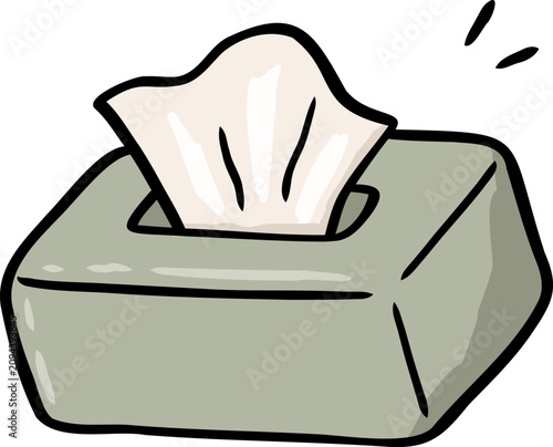 Tissue box with paper sheet dispensing for everyday hygiene, perfect for healthcare blog, household essentials