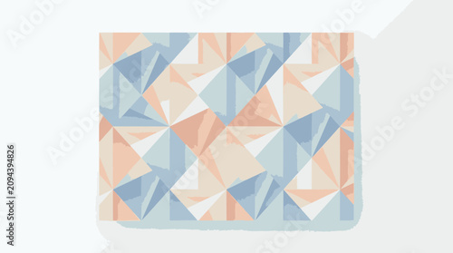 Colorful Geometric Pattern Design Elements.