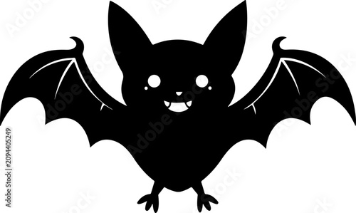 Photography cute-halloween-bat--black-silhouette-vector-illust (3)_traced