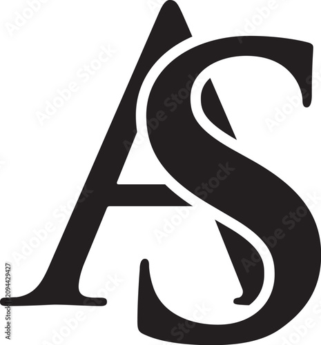 Coloring Alphabet for Kids Letter a and Letter s  Vector Illustration Black Outline Icon Symbol Educational Coloring Page Design Set