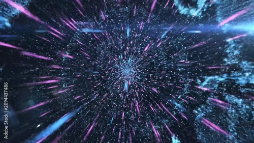 Holographic digital Earth globe with abstract light rays background