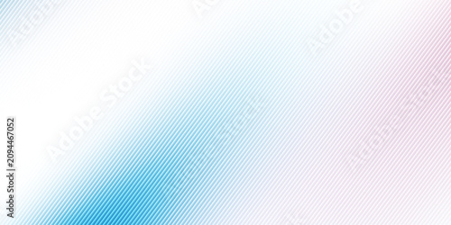 Quadro su tela Soft glass ripple gradient in icy pale blue and lavender hues