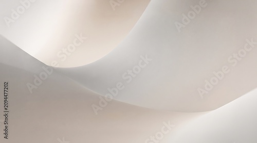 Soft white fabric texture with subtle folds. Minimalist neutral gradient background for design projects. Elegant seamless backdrop for commercial use.
