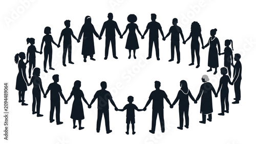 People Unity and Inclusion Clipart Pack with Diversity and Teamwork Illustrations