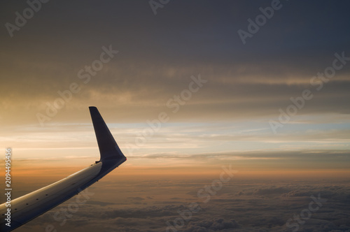 飛行機からの景色